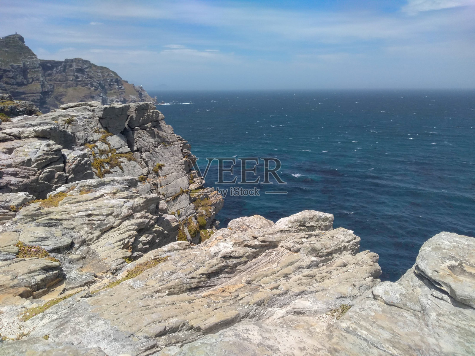 好望角公园或开普敦的风暴角。照片摄影图片