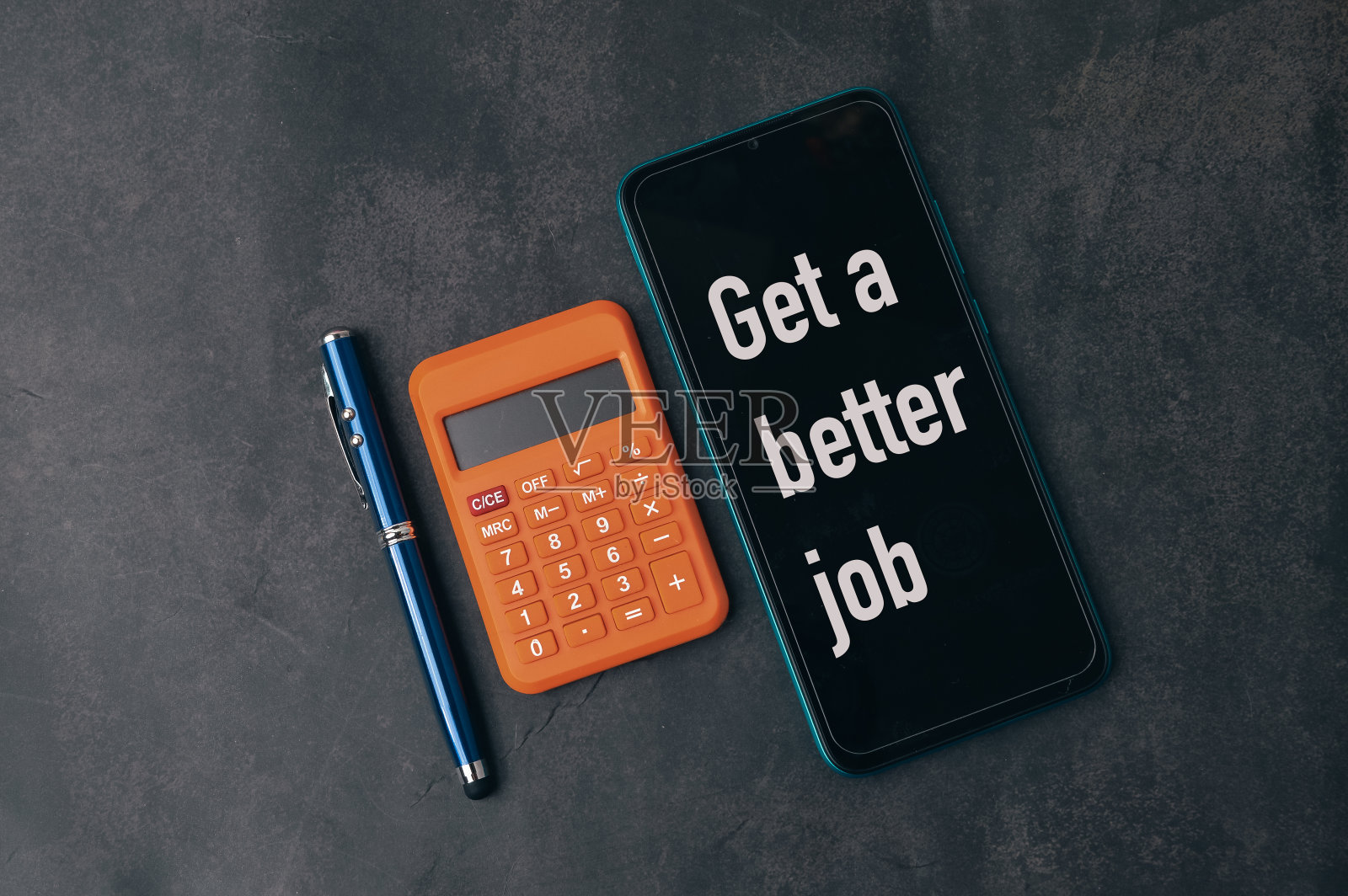 带文本的智能手机会让你获得更好的工作照片摄影图片