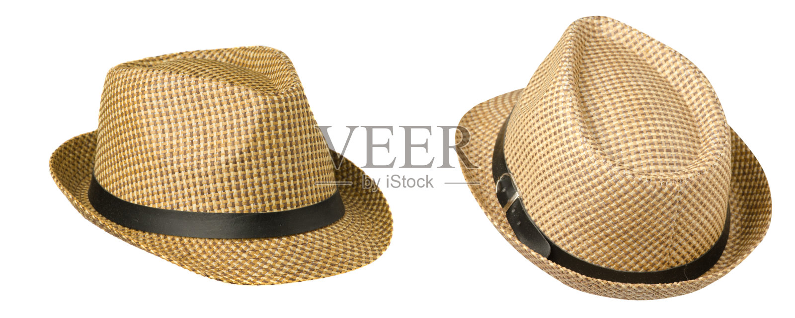 帽檐孤立在白色上的帽子照片摄影图片