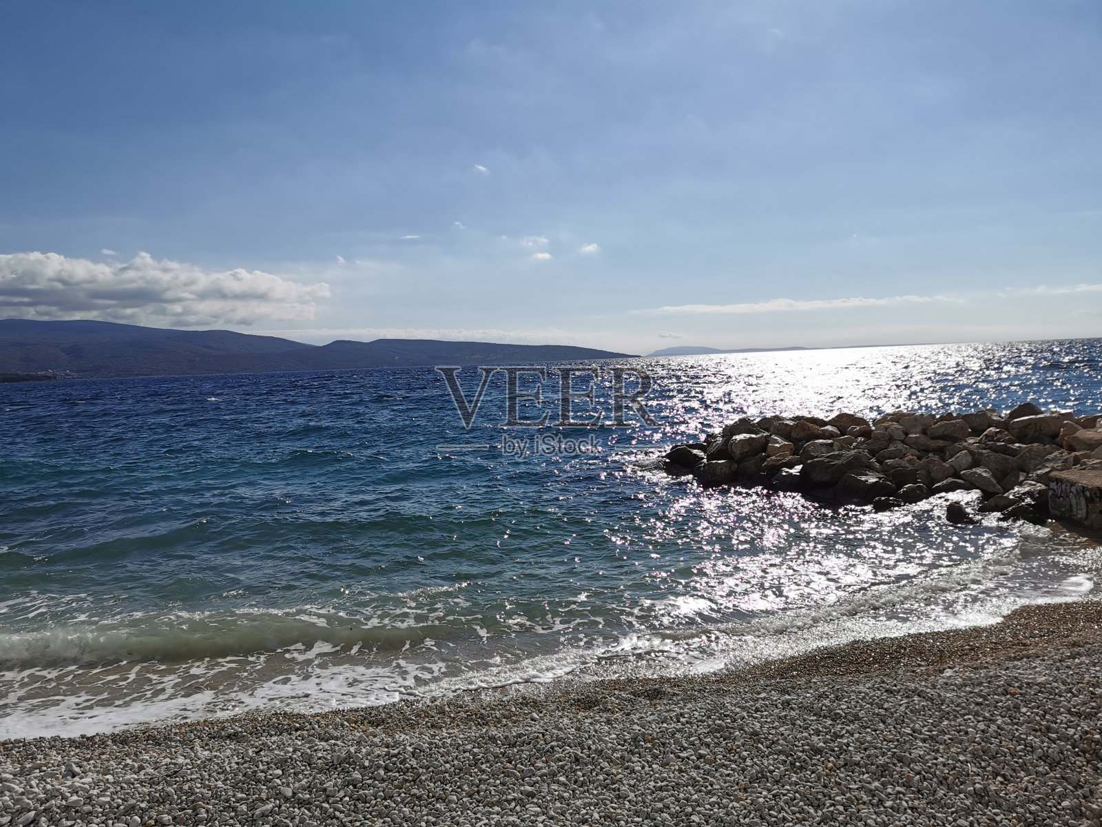 美丽的亚得里亚海照片摄影图片