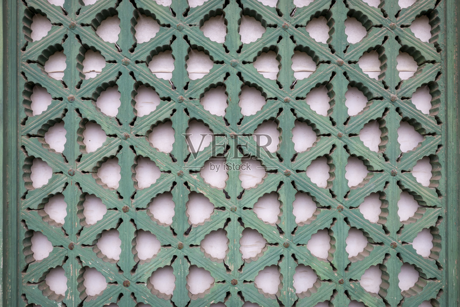 窗框上有韩国图案照片摄影图片