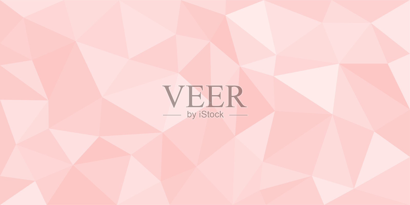 浅粉色三角形背景向量插画图片素材