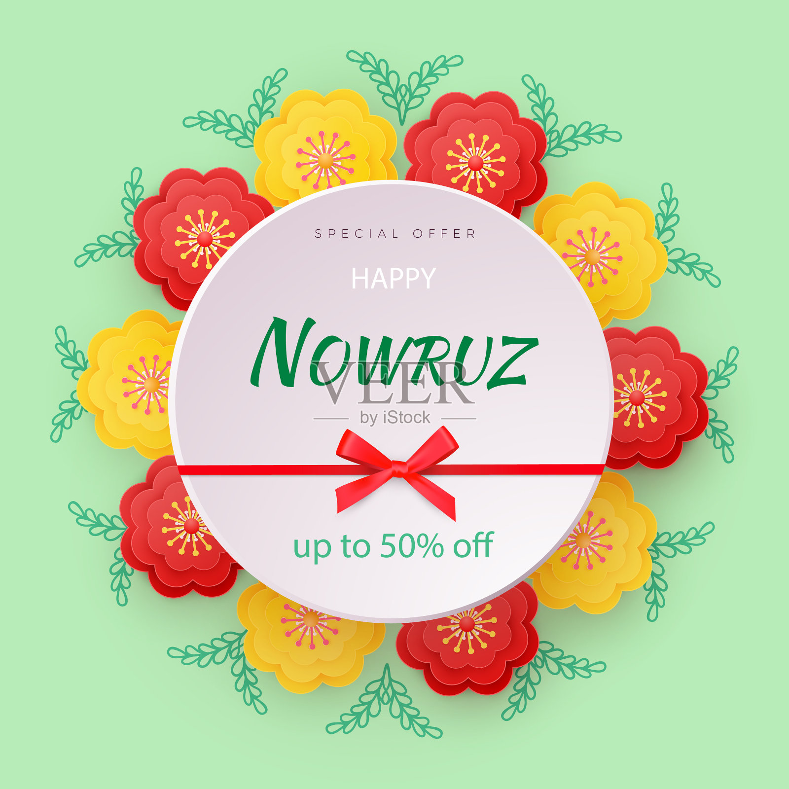 贺卡与novruz节日novruz bayram插画图片素材