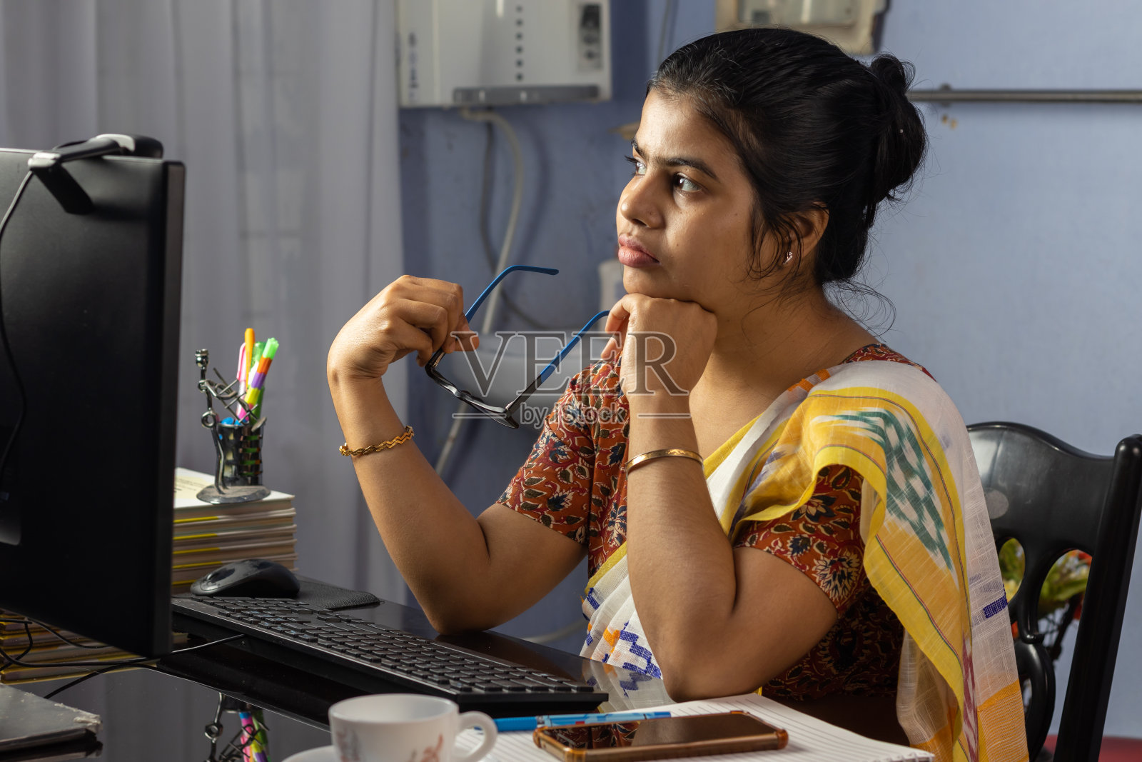 印度职业女性照片摄影图片