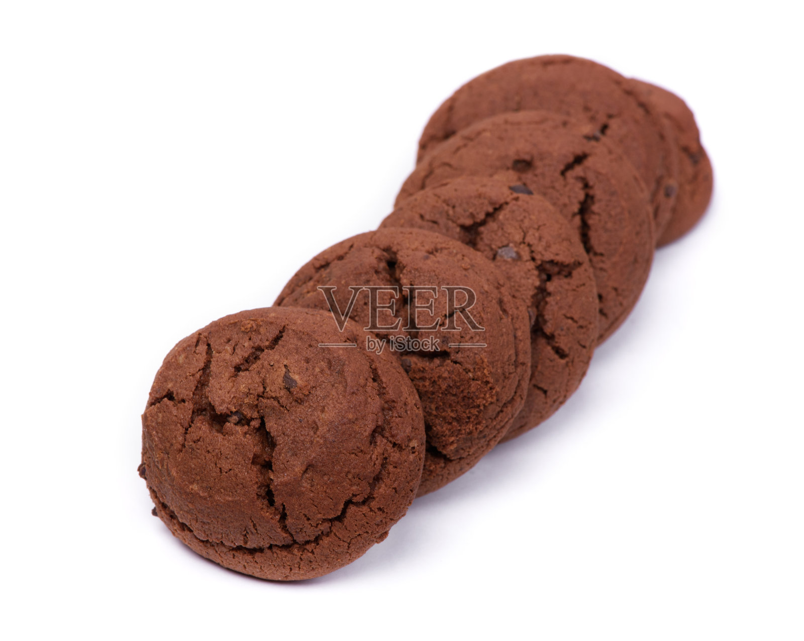 巧克力燕麦饼干照片摄影图片