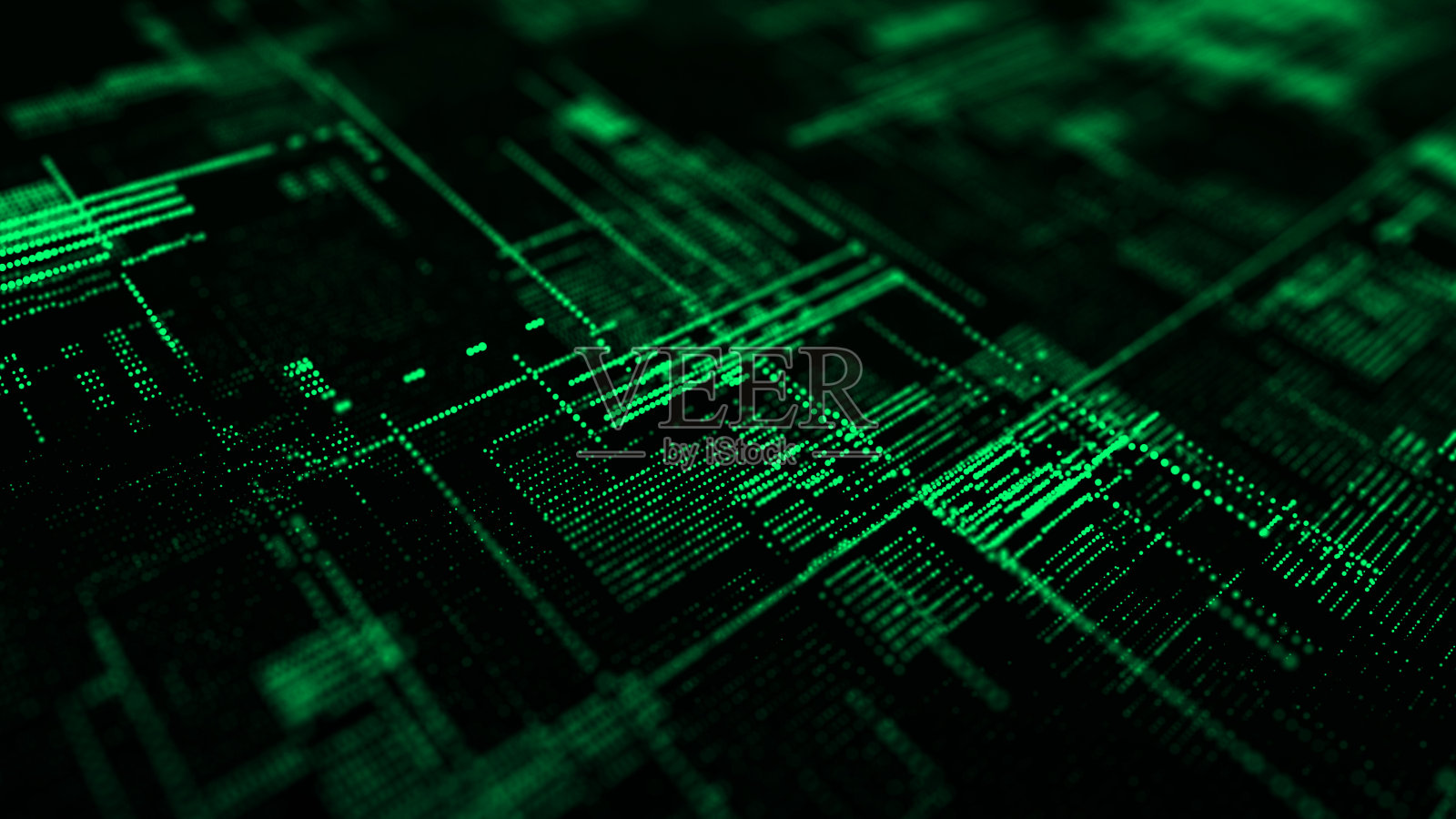 计算机技术背景。数字数据流。网络连接结构。大数据可视化。照片摄影图片