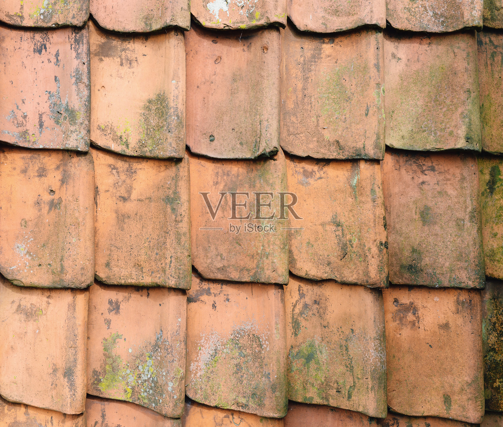 背景纹理——屋顶上的老式瓦照片摄影图片