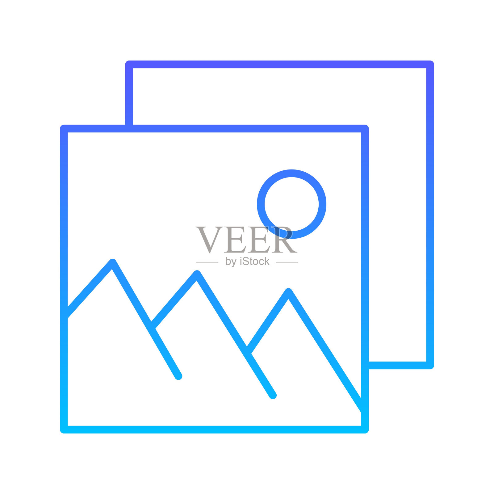 壁纸线梯度插画图片素材