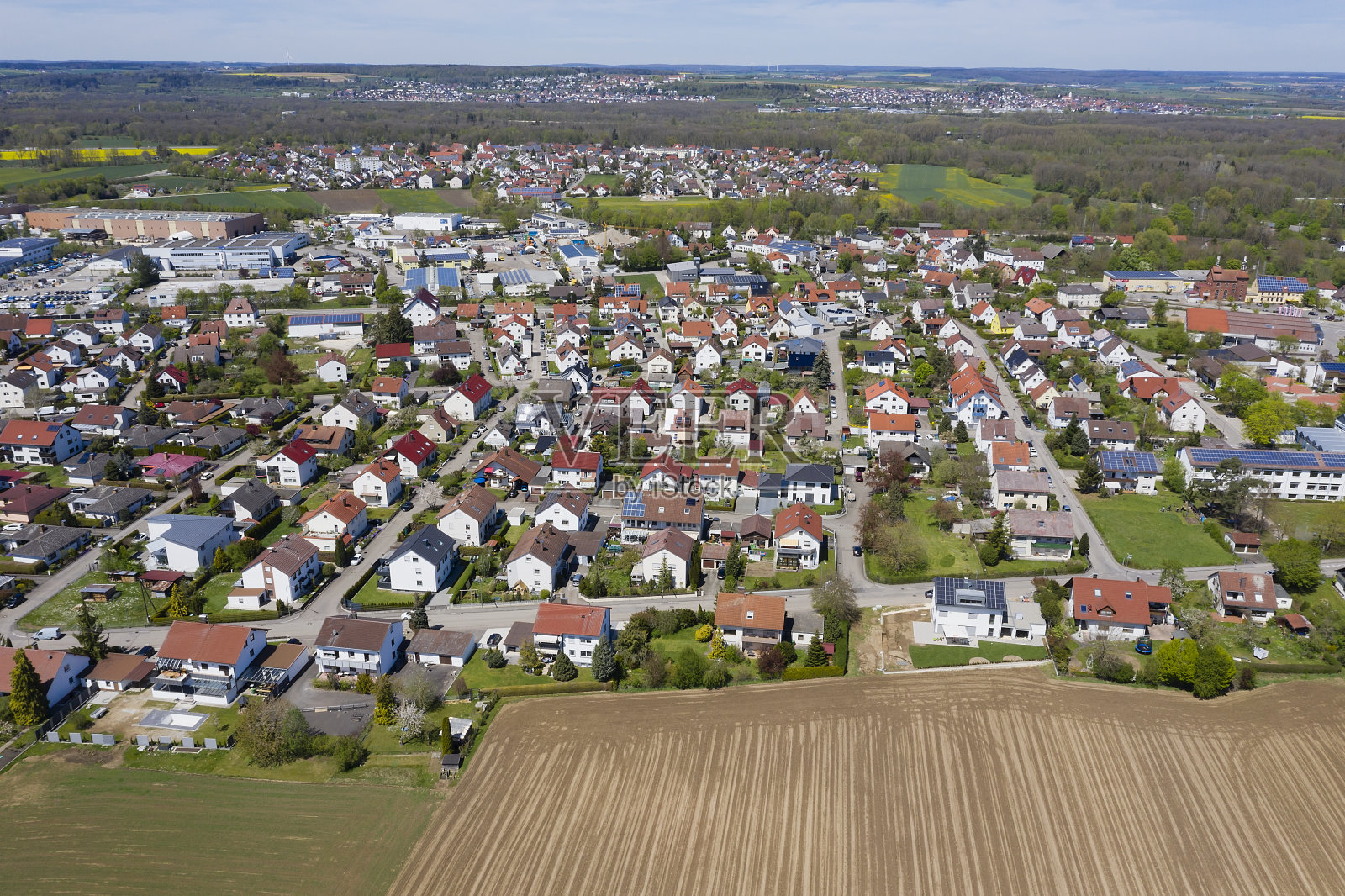小区鸟瞰图照片摄影图片