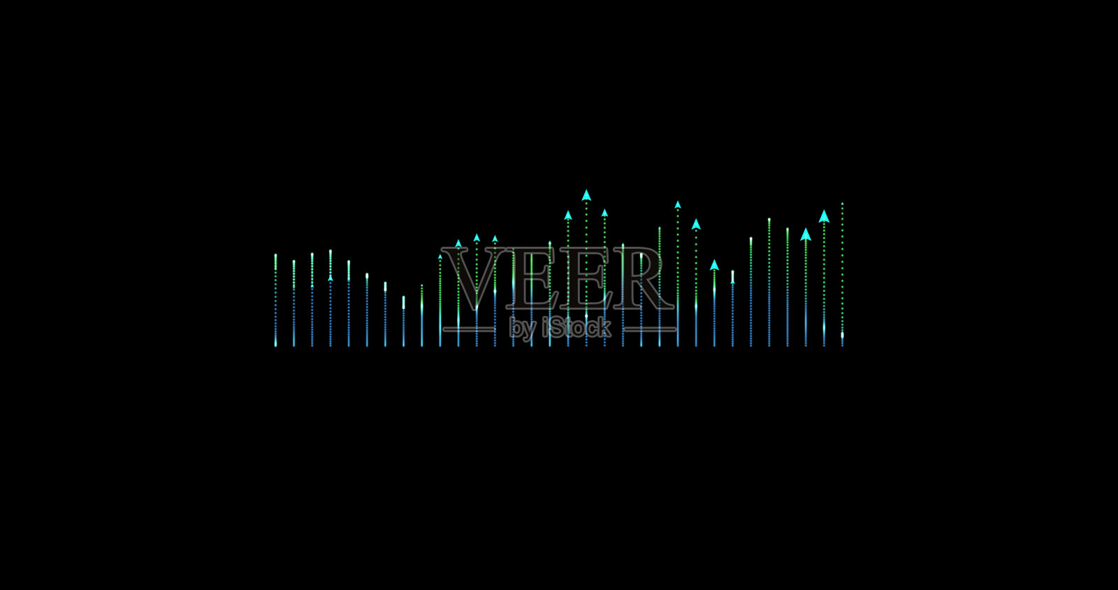 粒子图形线，HUD线在运动。高科技的未来图形。FHD未来技术网络概念。网络空间的现代创新插画图片素材