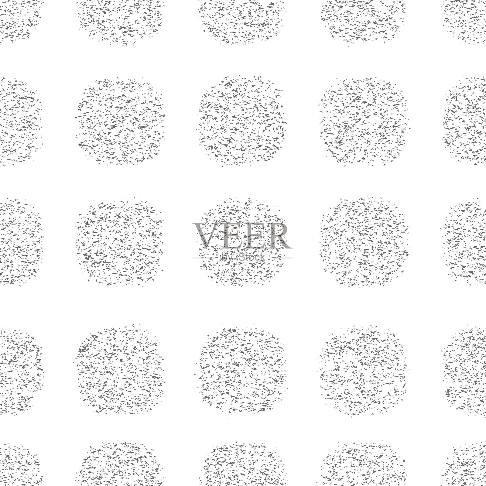 无缝图案，抽象圆形，矢量背景插画图片素材