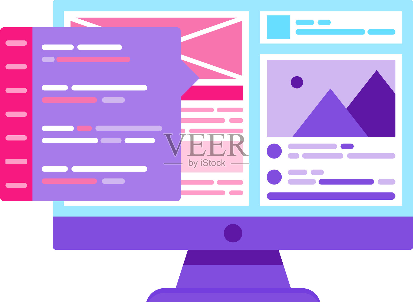 平面设计PC网站创意图标设计元素图片