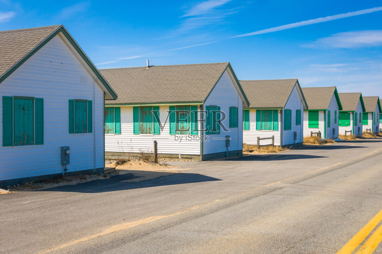 冬季闭馆照片摄影图片