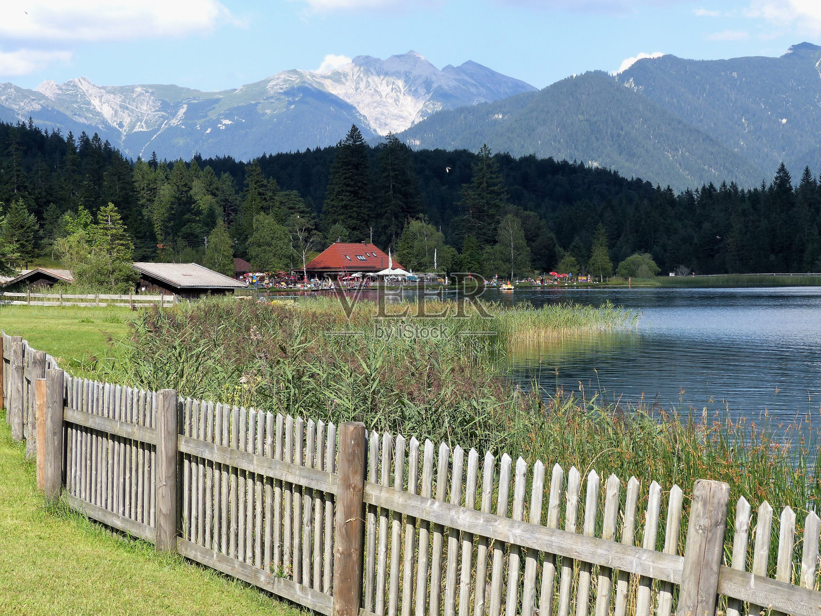 巴伐利亚，上巴伐利亚，米特瓦尔德照片摄影图片