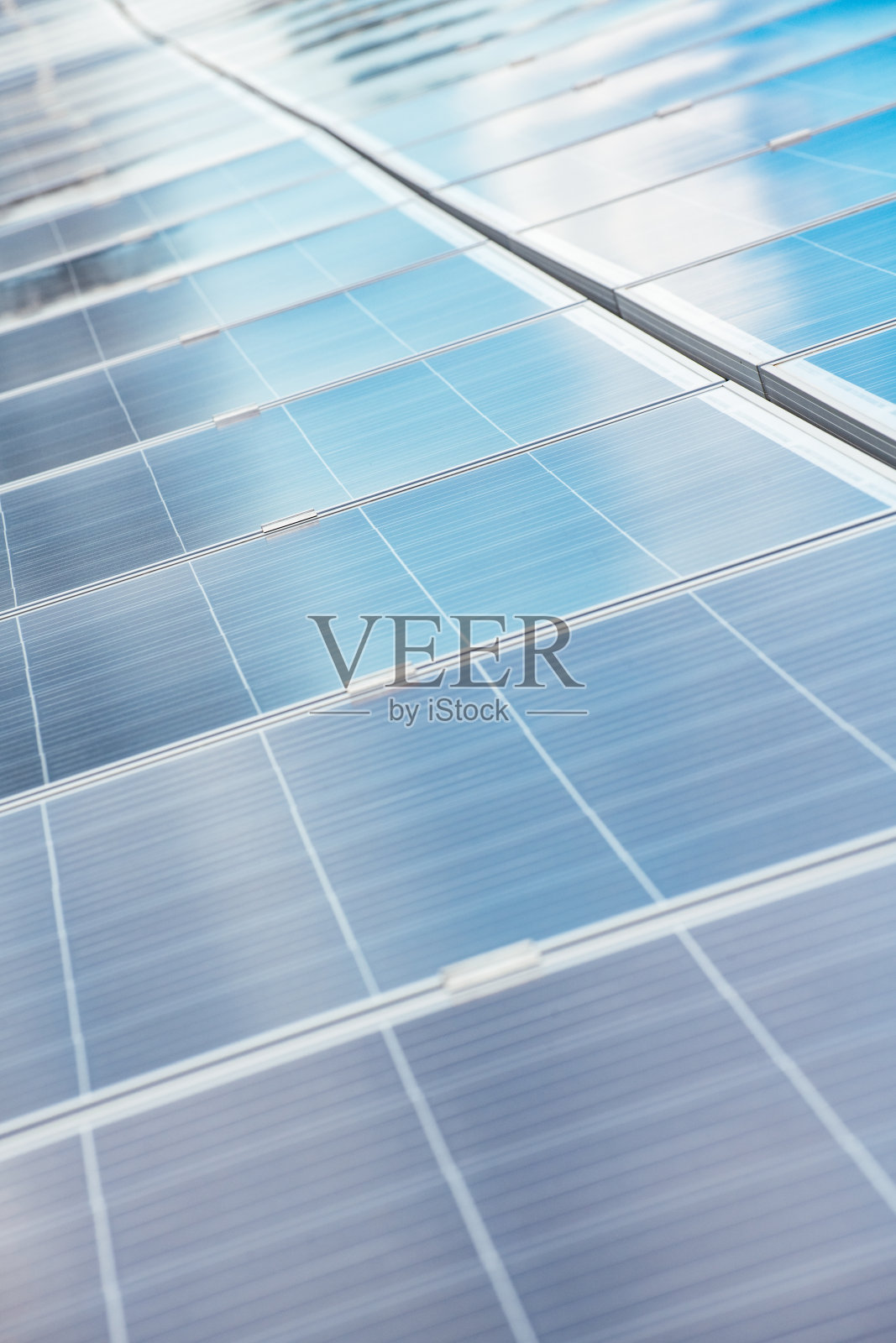 特写太阳能电池板照片摄影图片