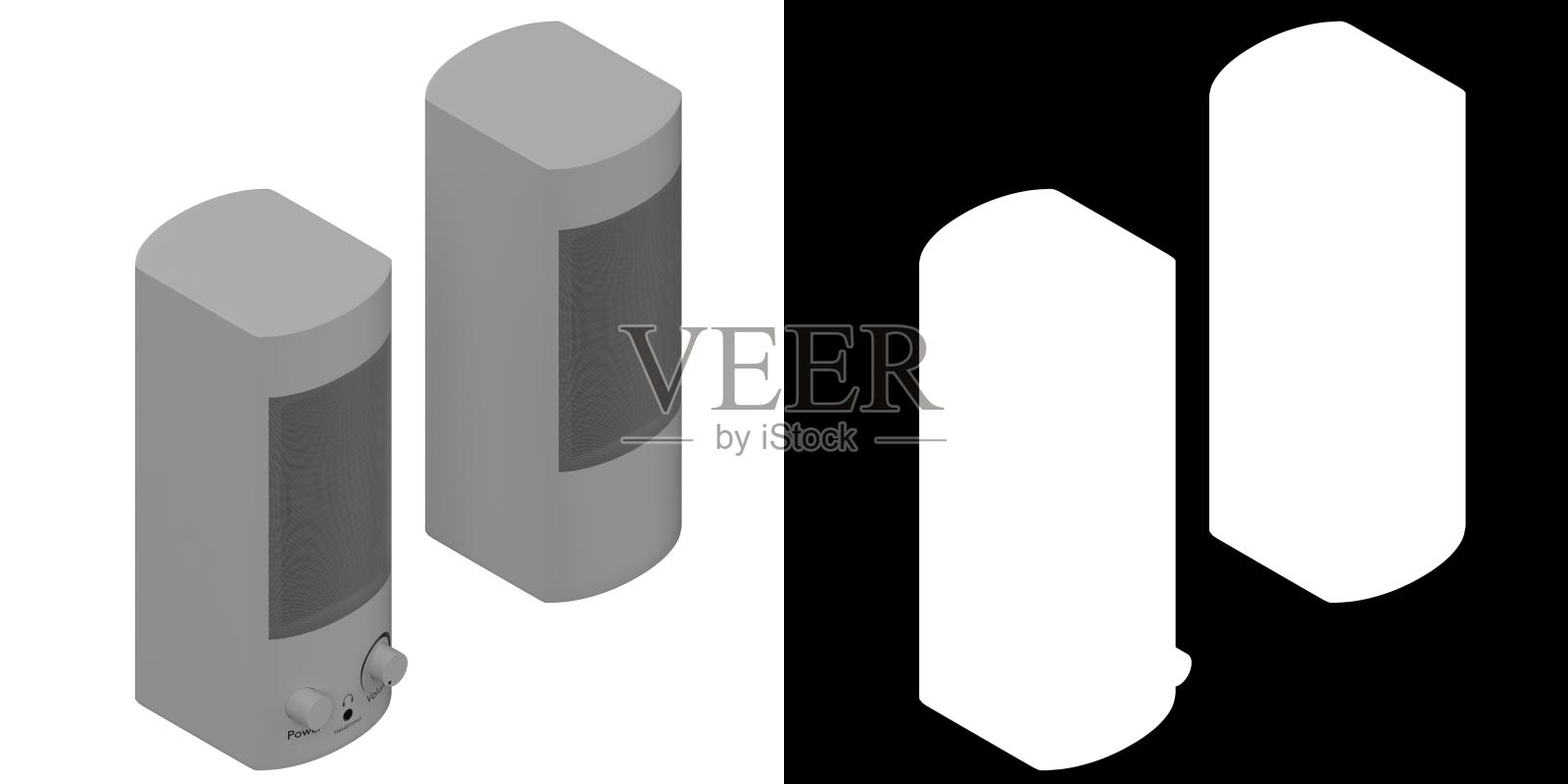 电脑音箱照片摄影图片