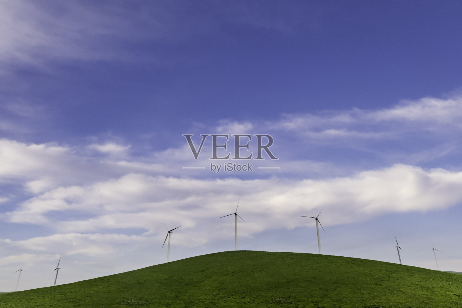 加州风电场照片摄影图片