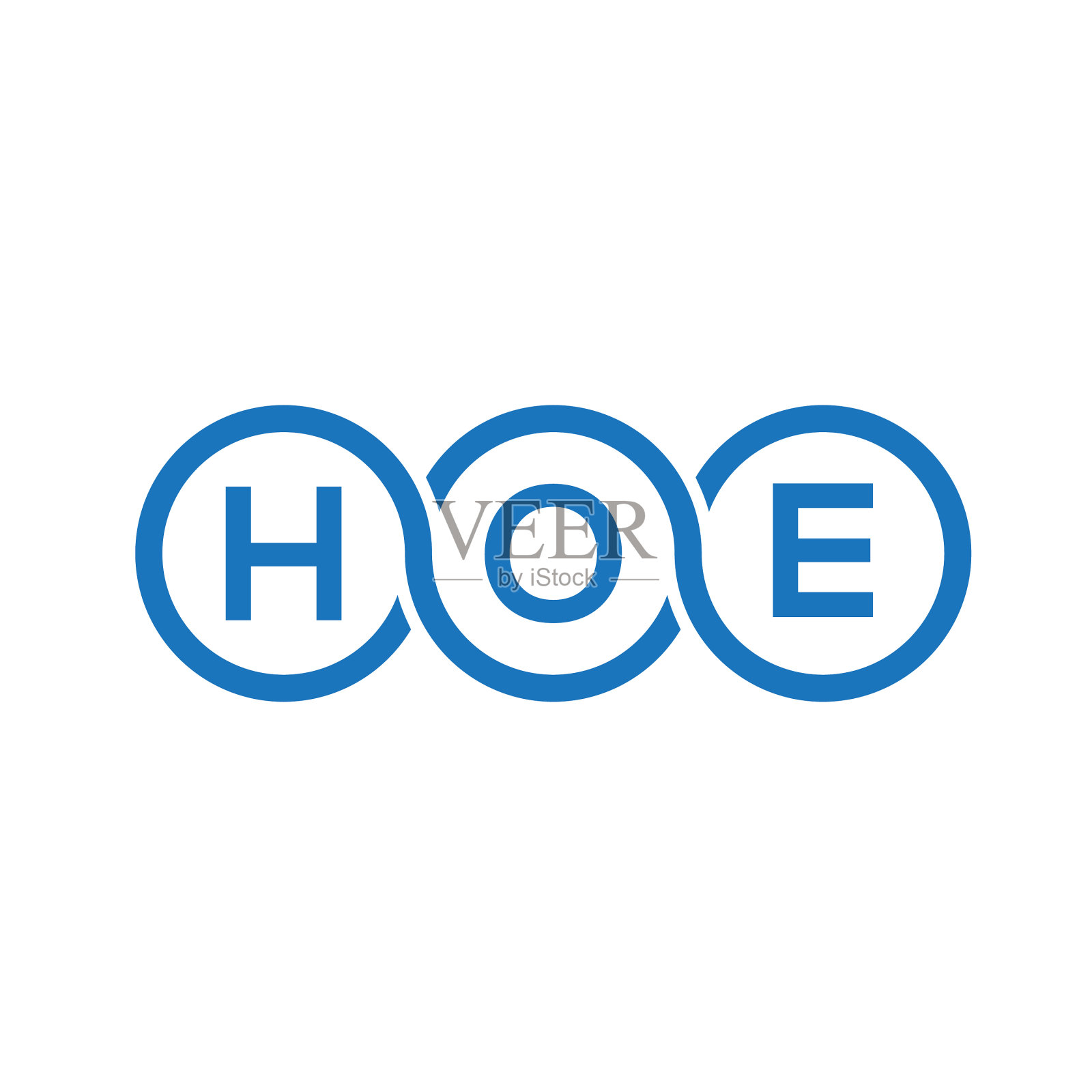 锄头字母标志设计在白色背景锄头插画图片素材