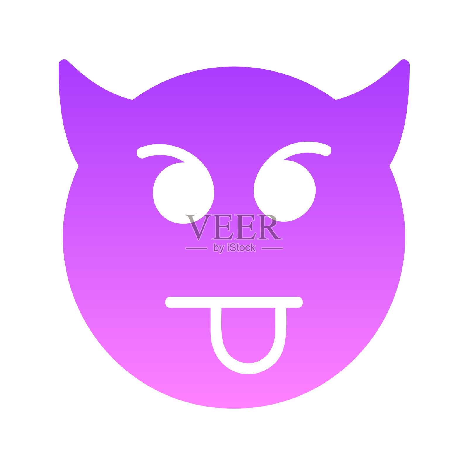 Smiley Glyph梯度图标设计元素图片