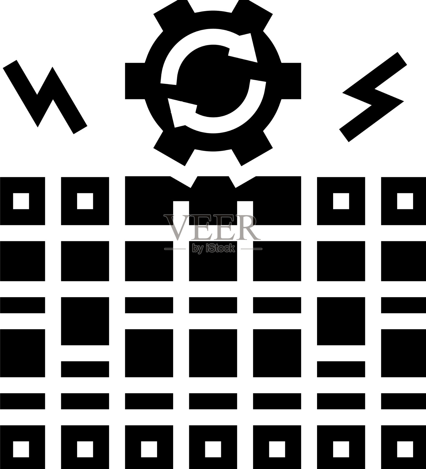 熔丝盒更换图标插画图片素材