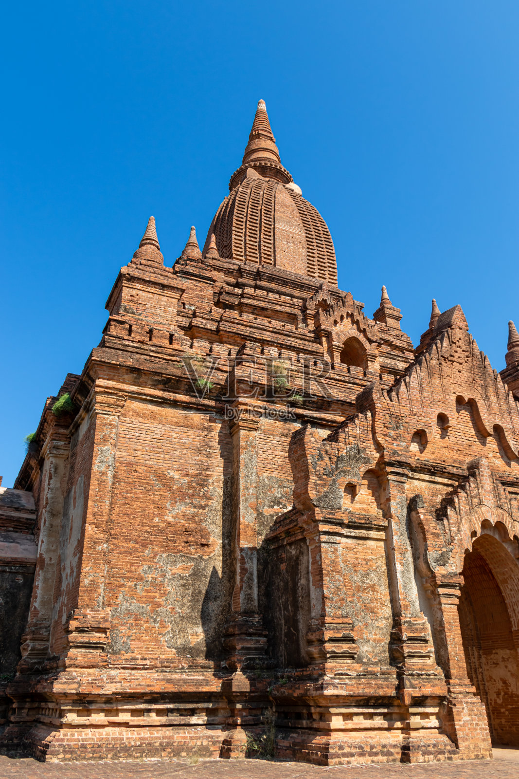 蒲甘的砖庙照片摄影图片