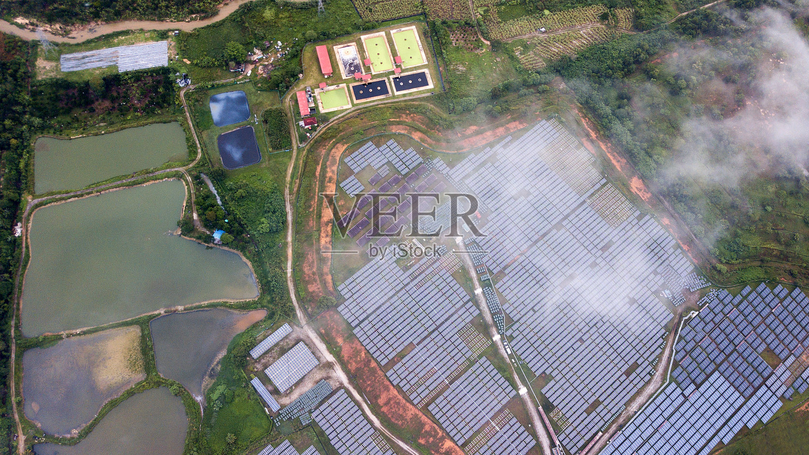 太阳能发电照片摄影图片