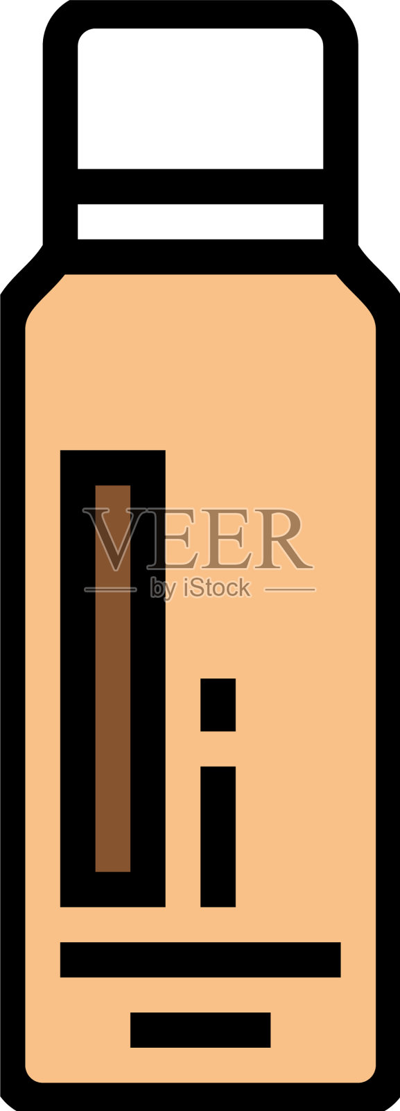 即时棕褐色图标设计元素图片