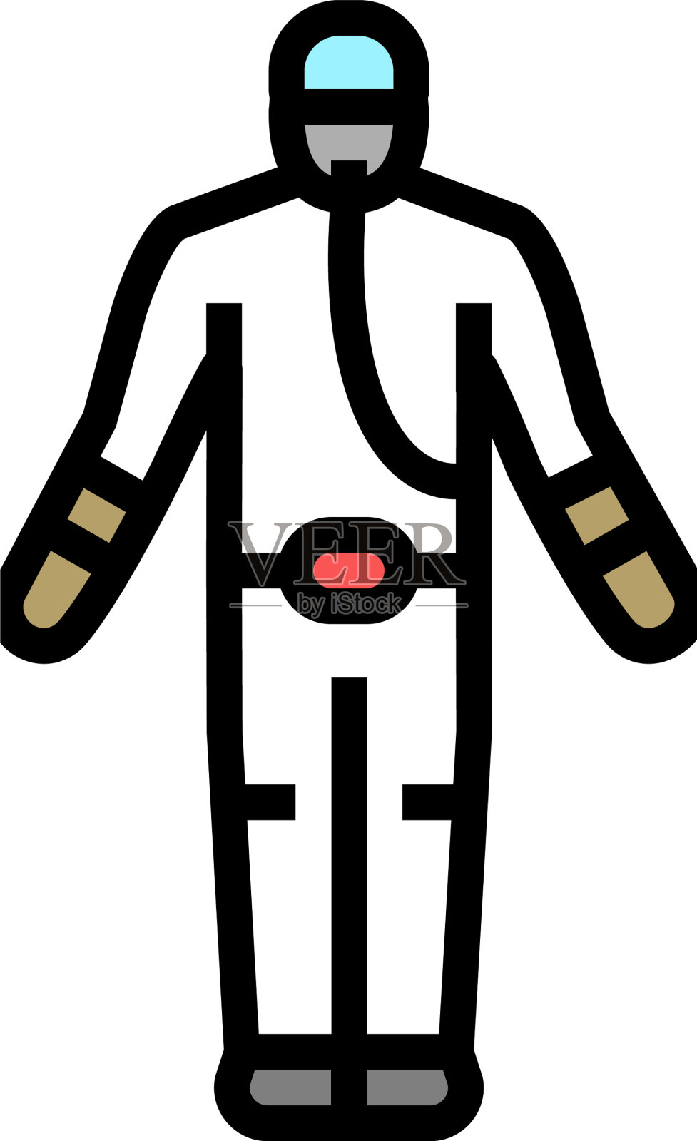 防护石棉颜色图标设计元素图片