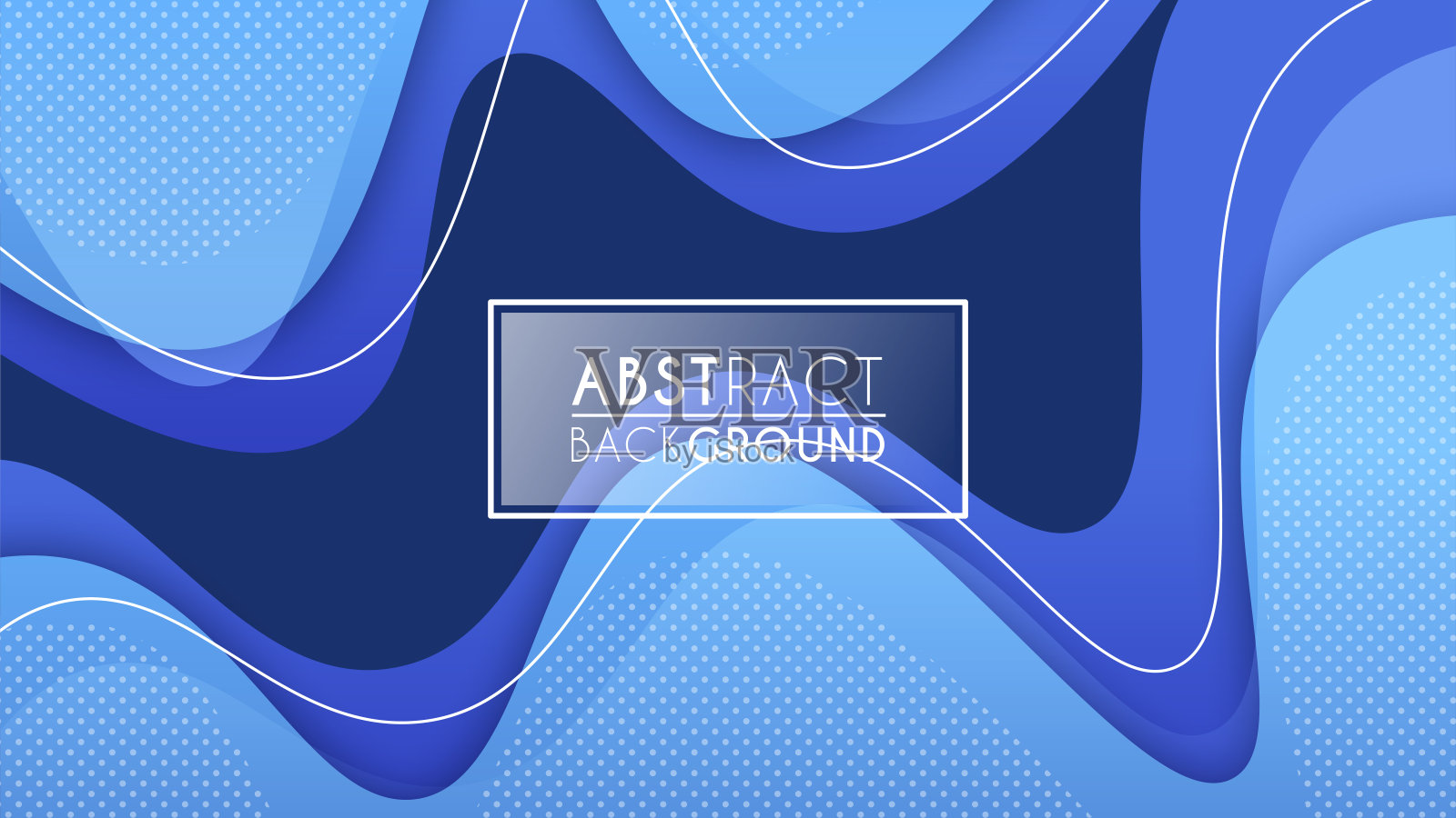 彩色液体和几何背景与流体梯度形状插画图片素材