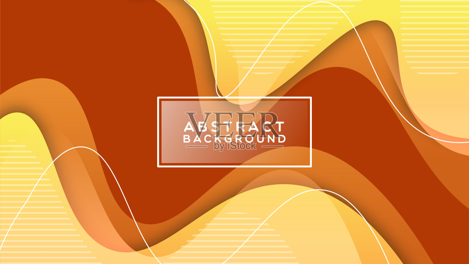 彩色液体和几何背景与流体梯度形状插画图片素材