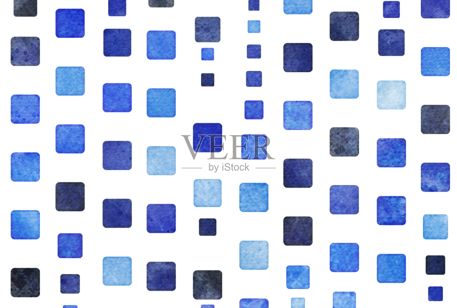 柔和的颜色方块瓷砖背景插图插画图片素材