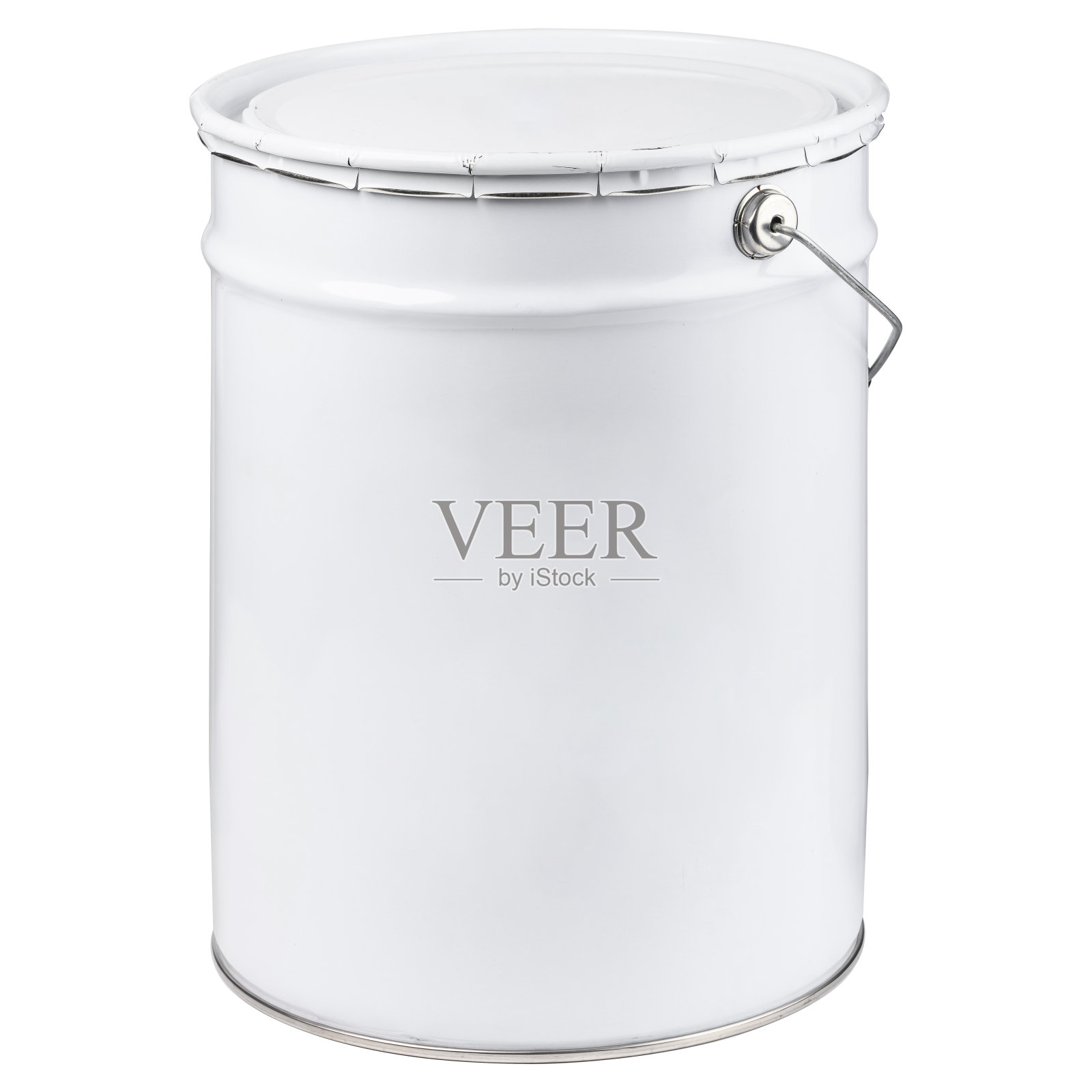 白色油漆在白色背景上可以隔离照片摄影图片