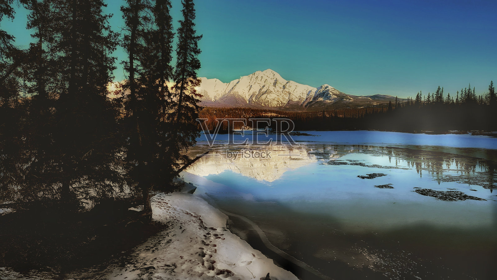 美丽的倒影照片摄影图片