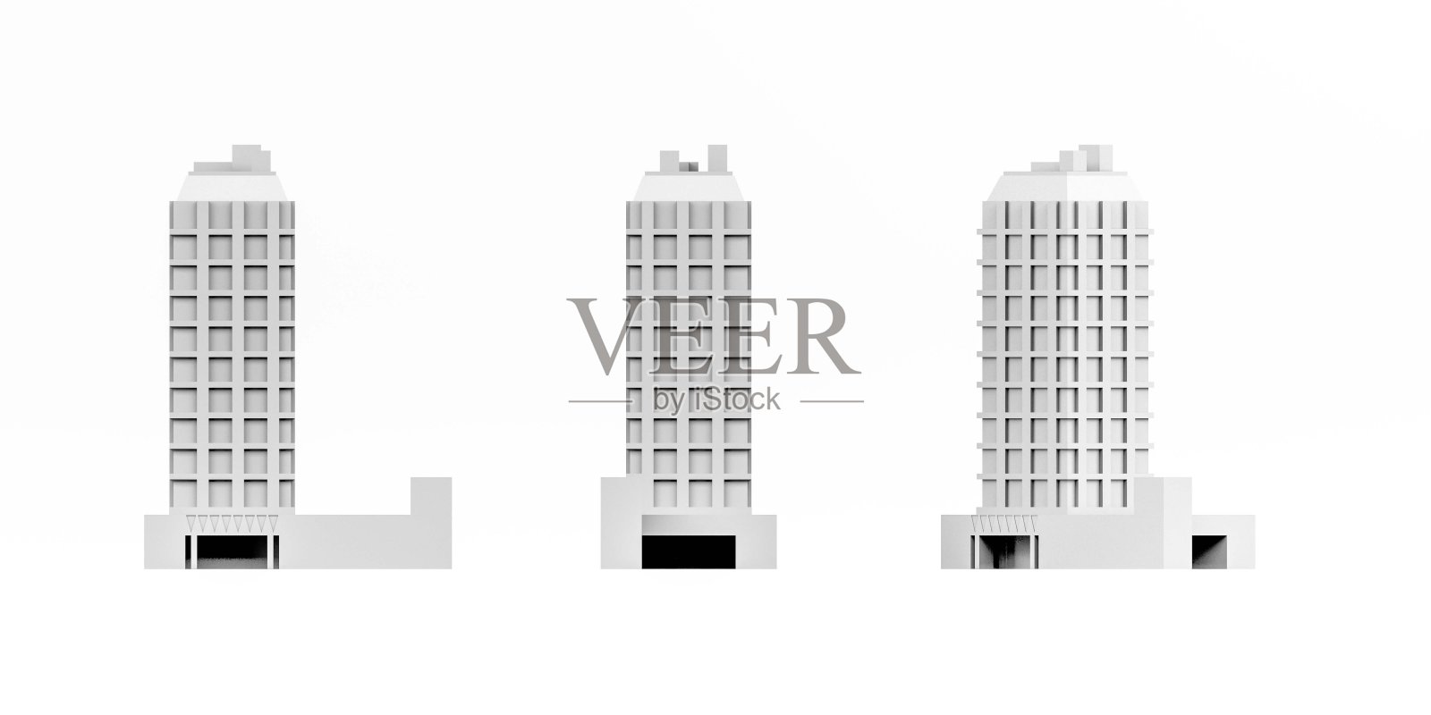 城市建筑模型照片摄影图片