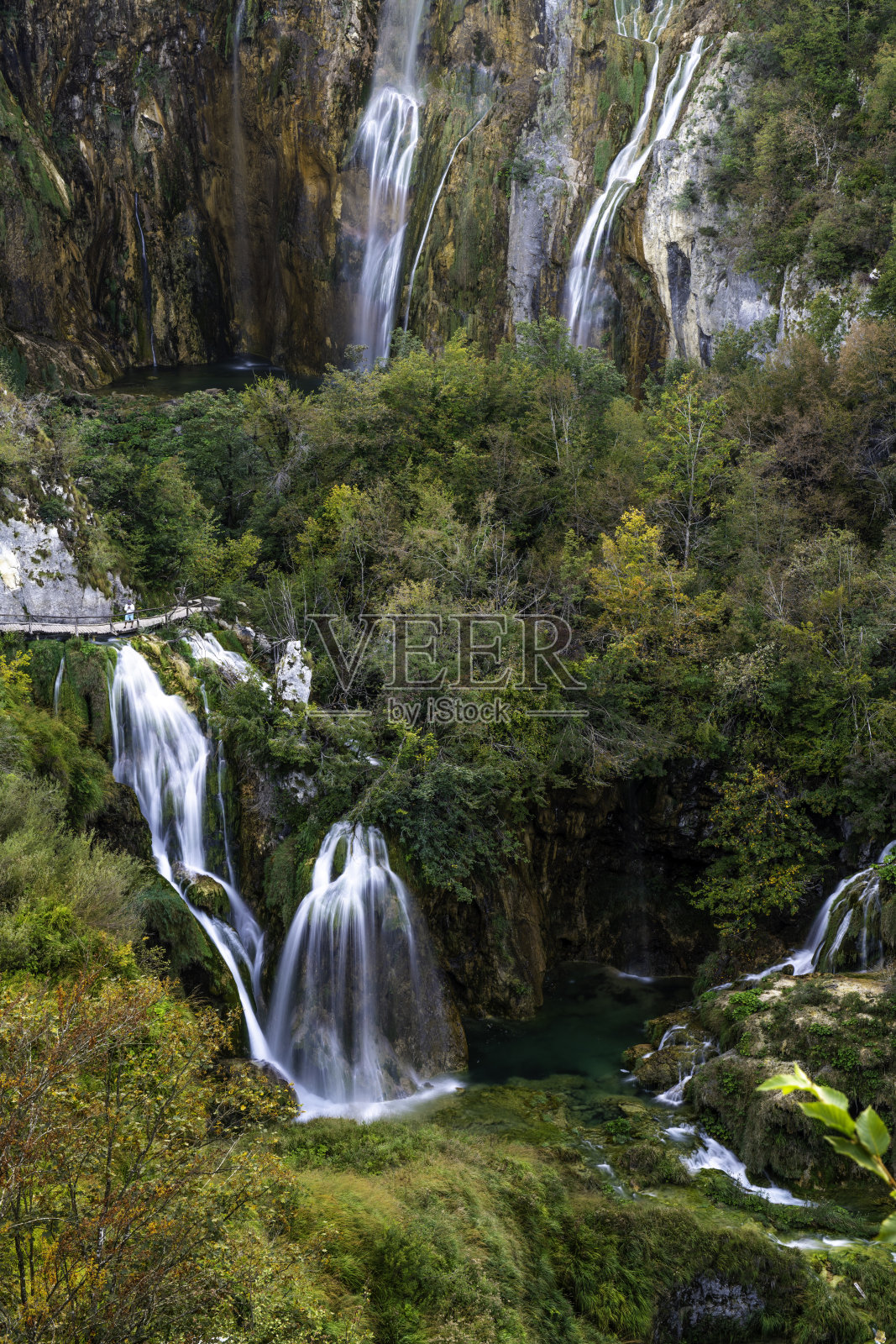 克罗地亚普利特维采湖群国家公园照片摄影图片