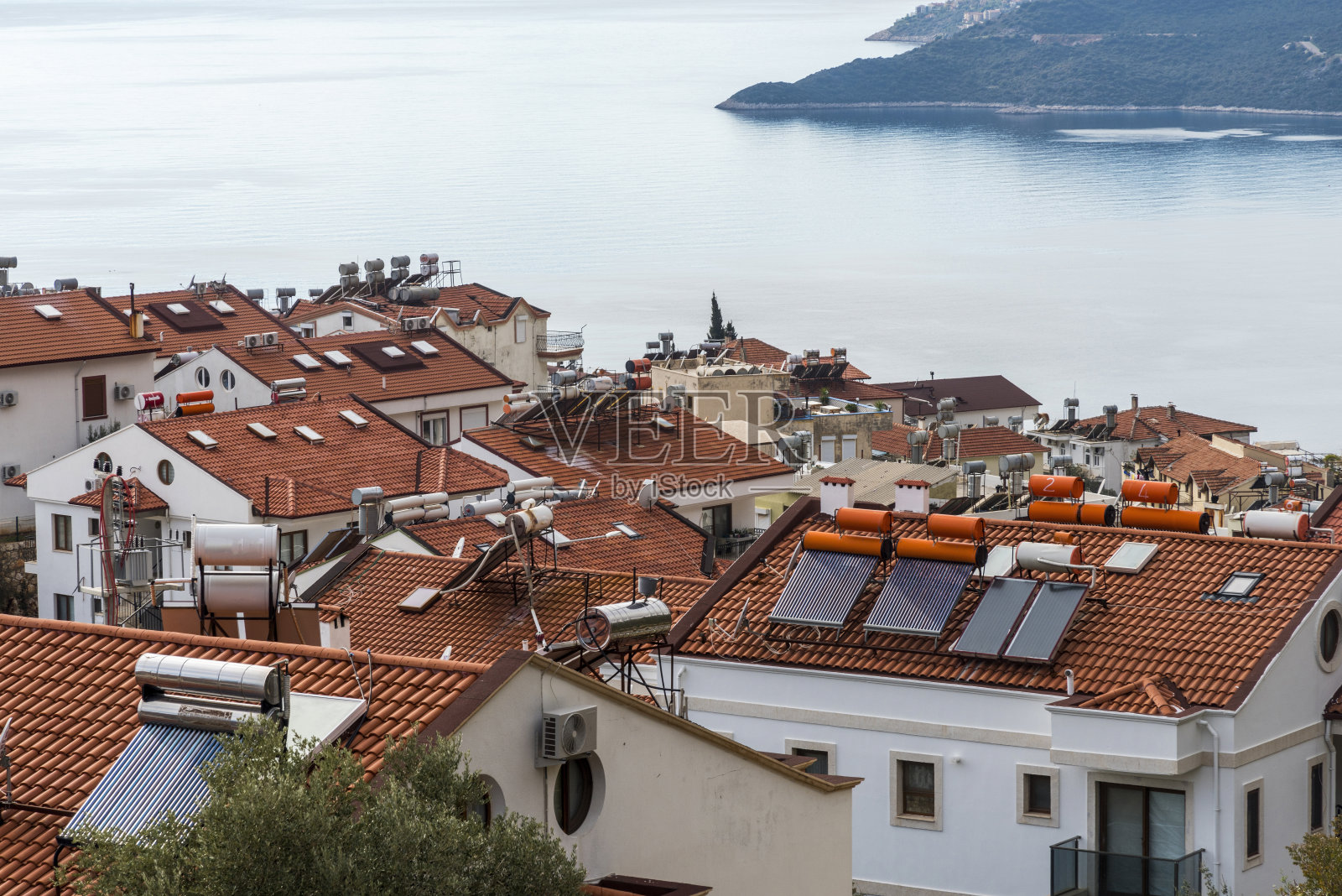 安塔利亚的卡斯(Kaş)区照片摄影图片