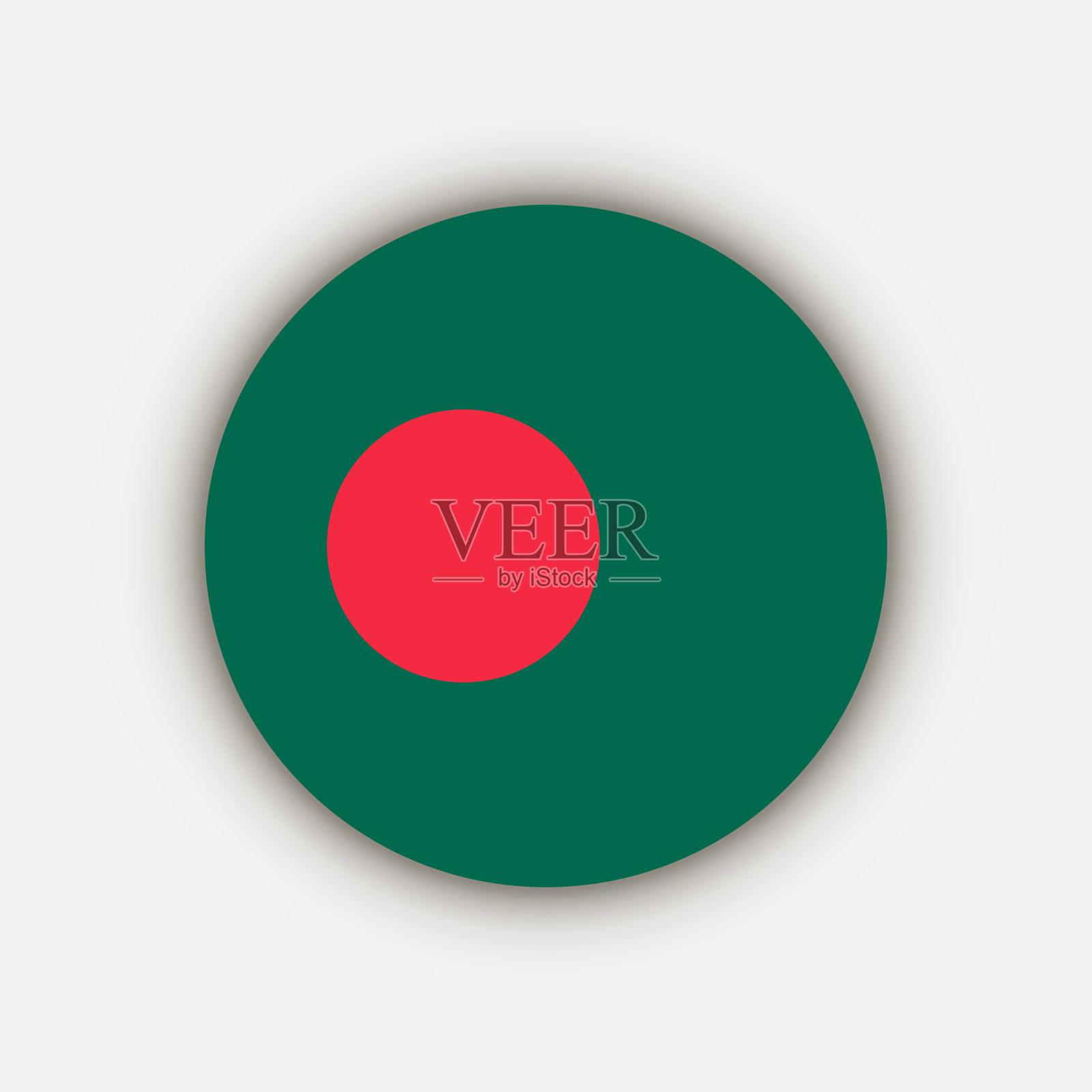 国家的孟加拉国。孟加拉国旗。矢量插图。插画图片素材