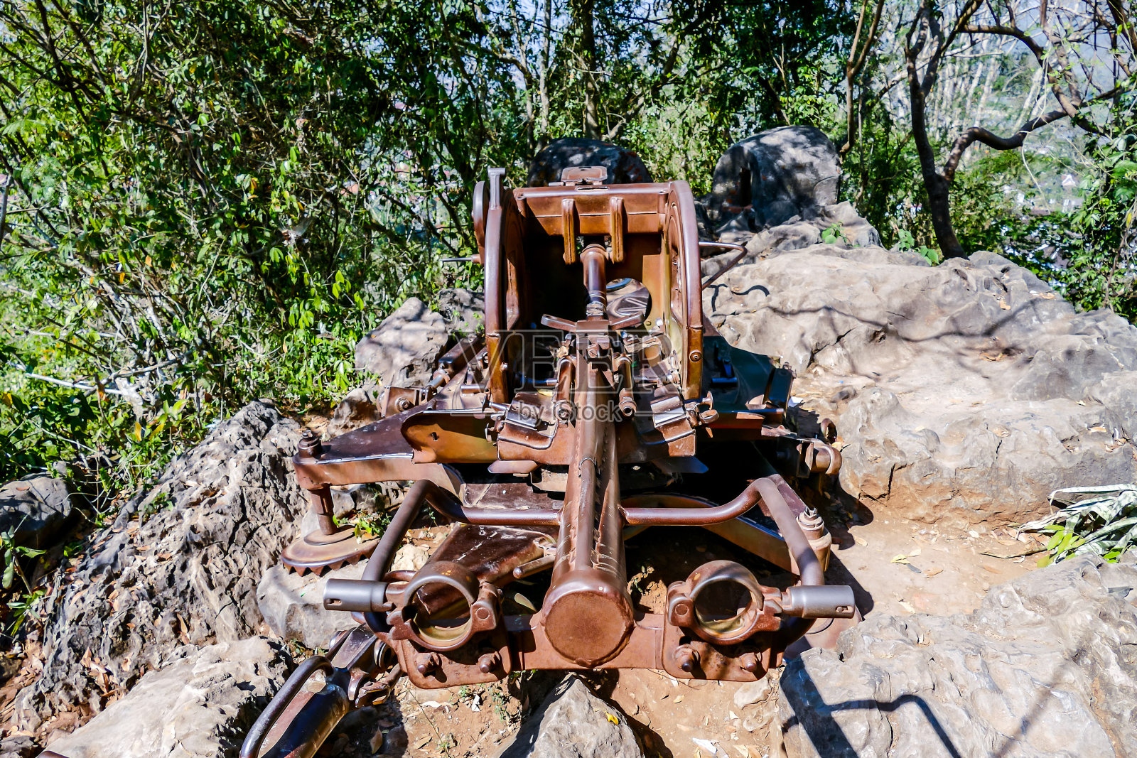 挖土机在采石场，数码照片照片作为背景照片摄影图片
