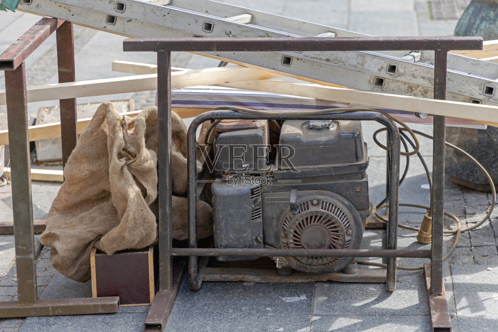 电力发电机照片摄影图片