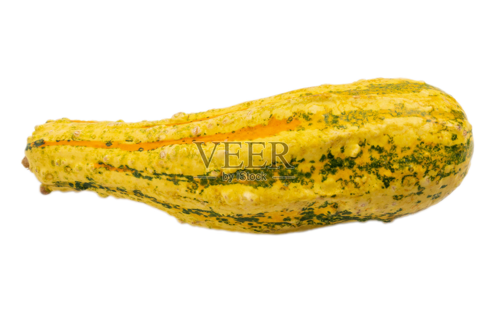 时尚丑陋的有机南瓜孤立在白色背景上。收获,万圣节的概念。照片摄影图片