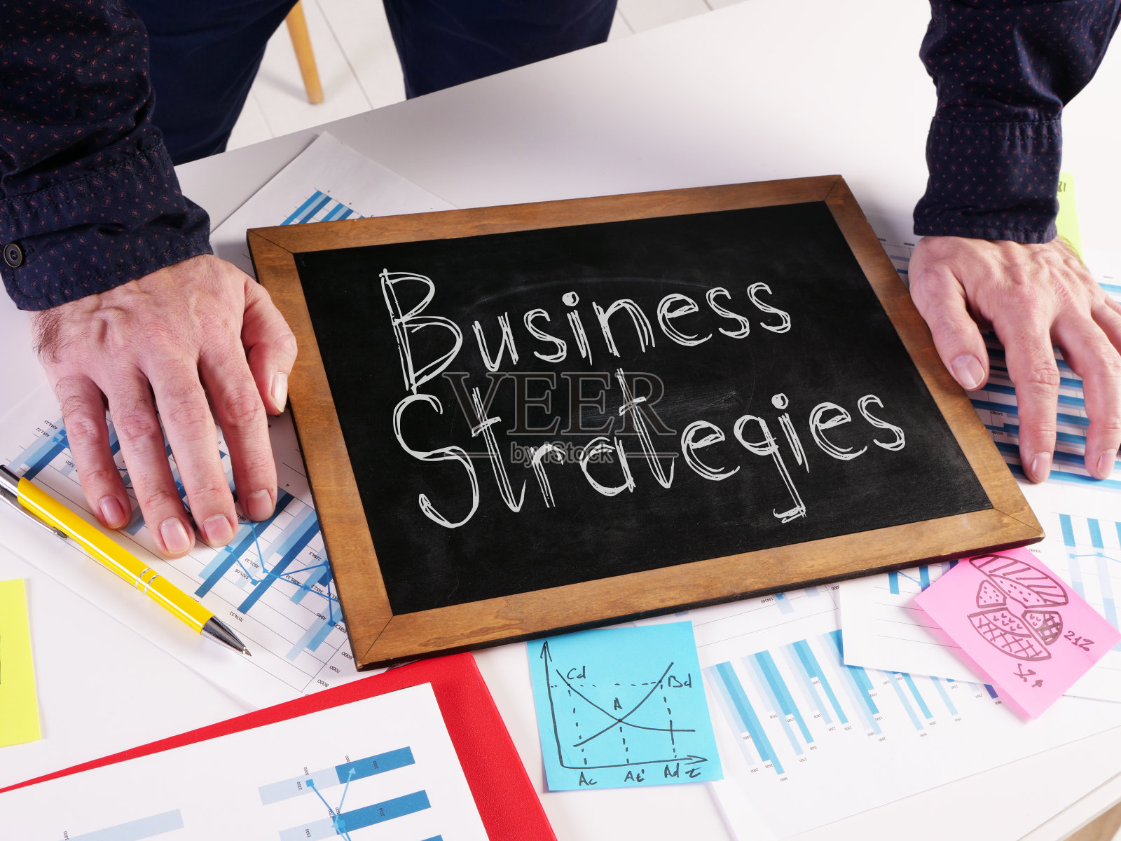 商业策略使用文本显示在商业照片上照片摄影图片