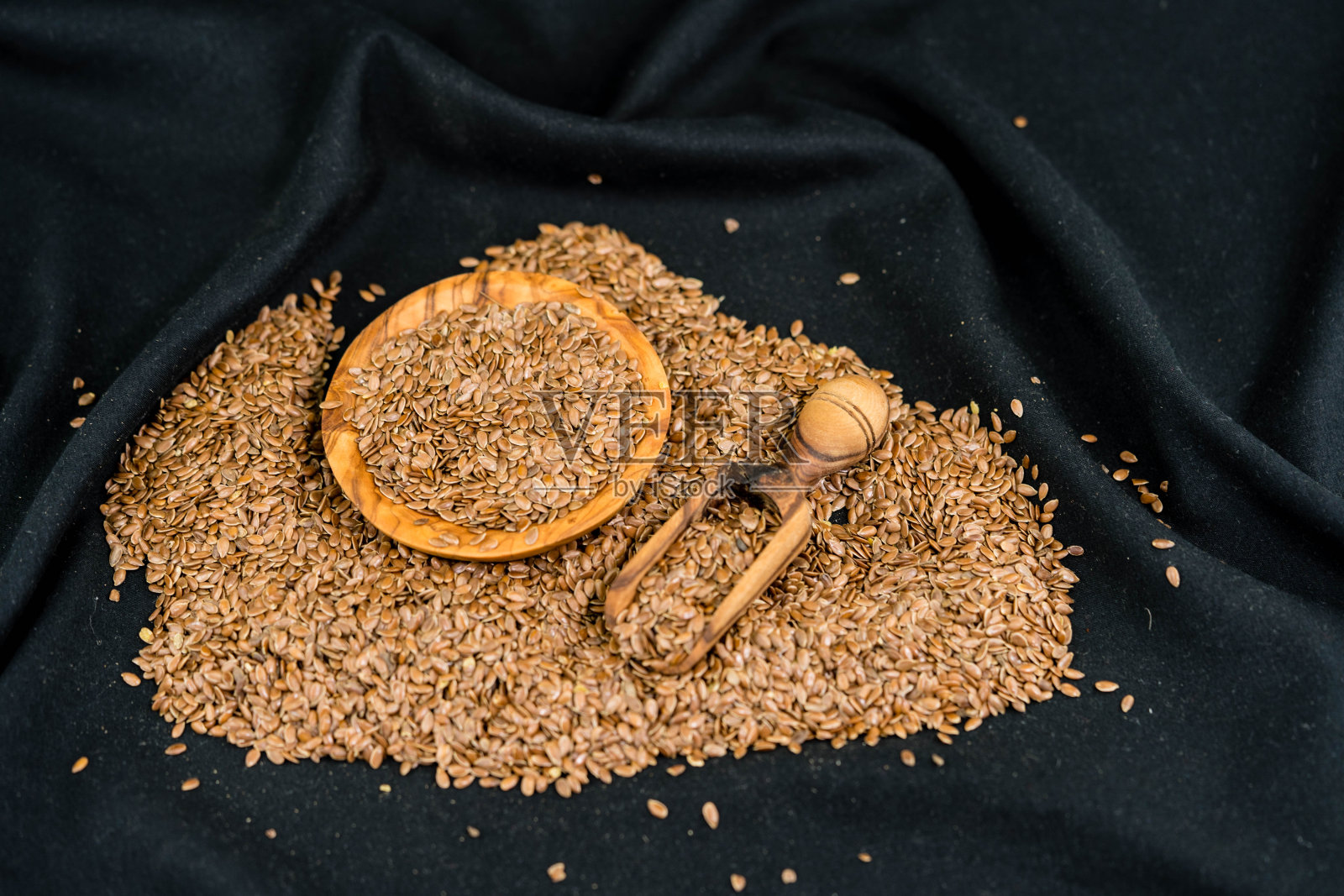 亚麻种子照片摄影图片