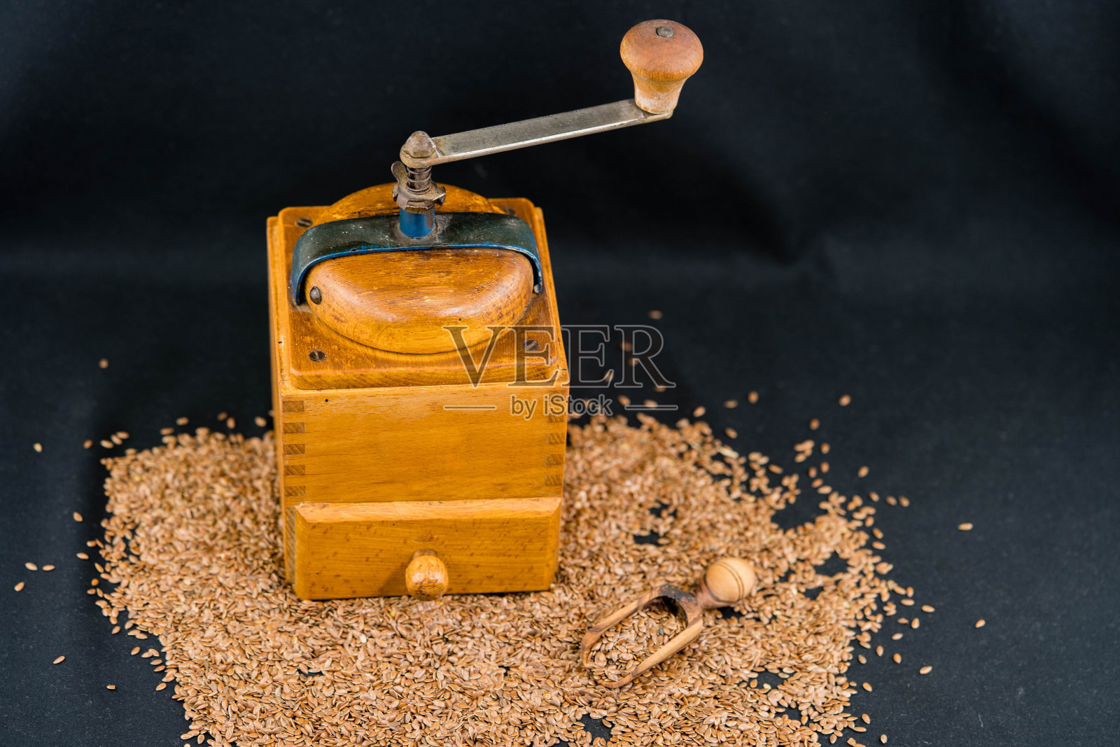 亚麻种子照片摄影图片