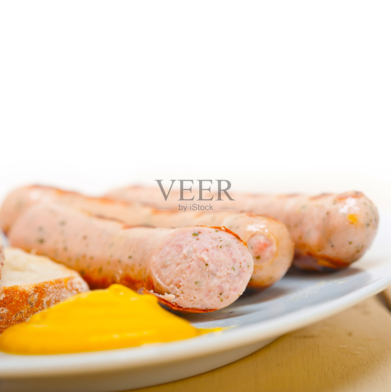 传统的德国香肠照片摄影图片