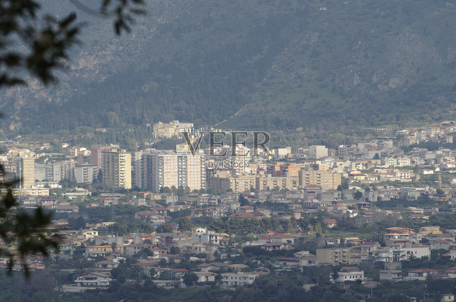 巴勒莫鸟瞰图照片摄影图片