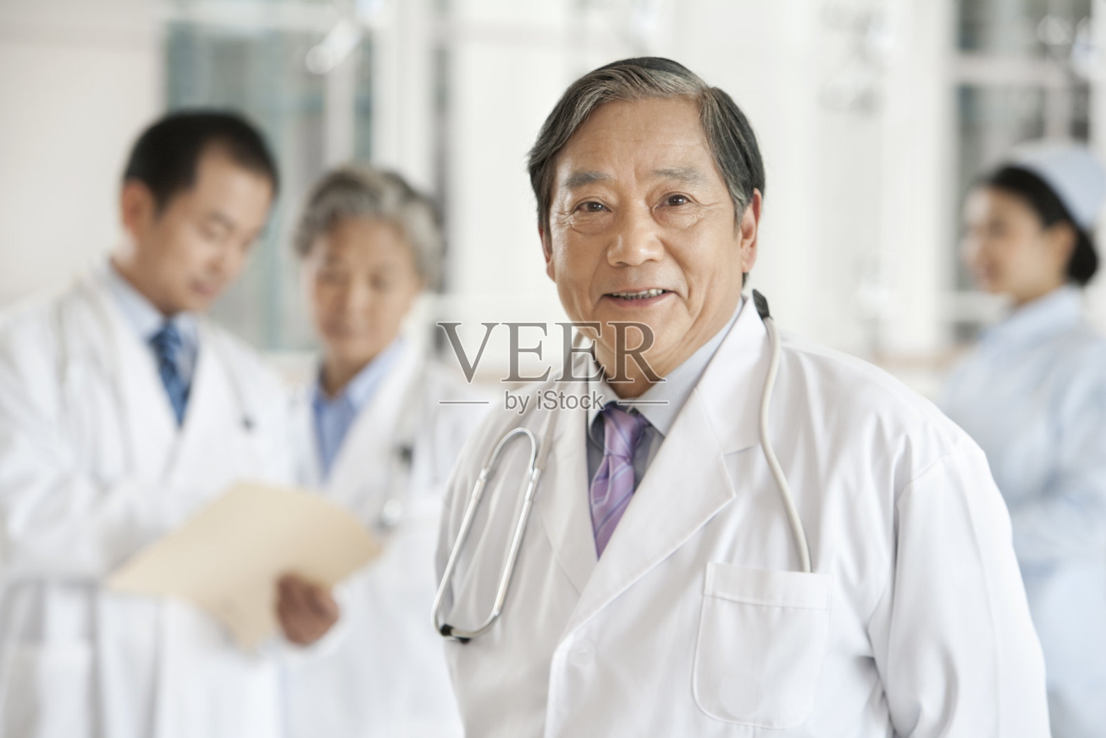 医务工作者群体像照片摄影图片