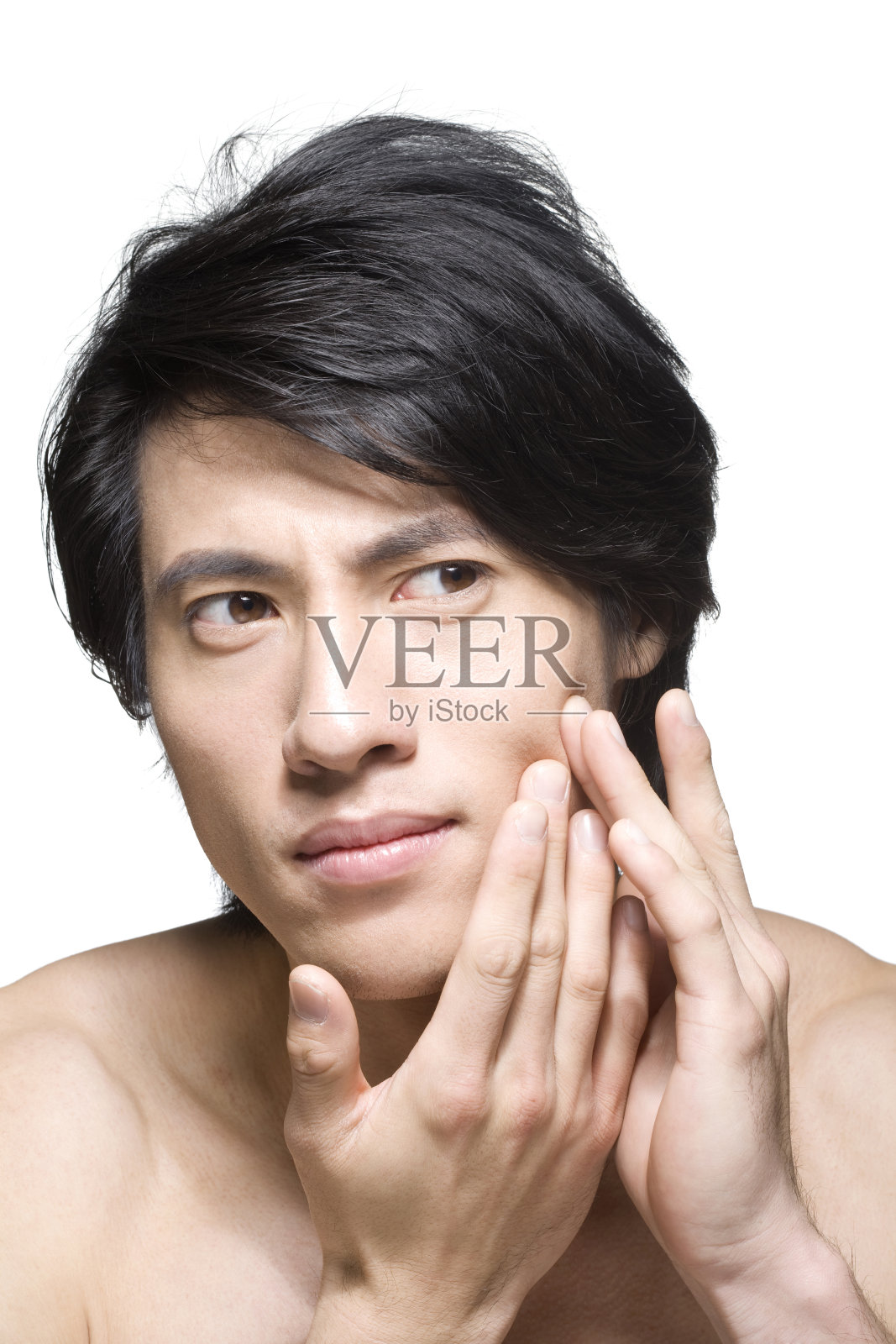 男士美容肖像照片摄影图片