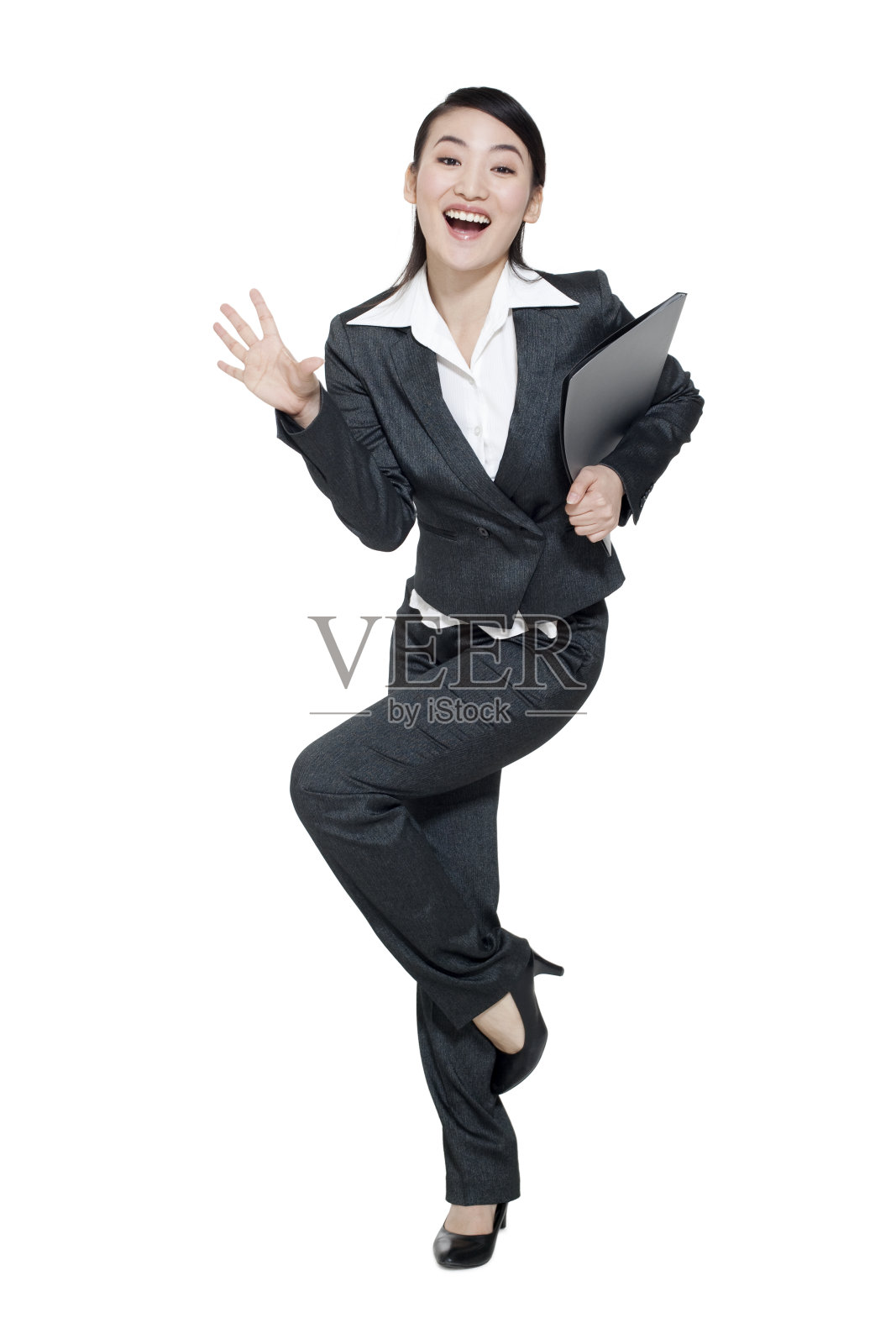 商务女士全身像照片摄影图片