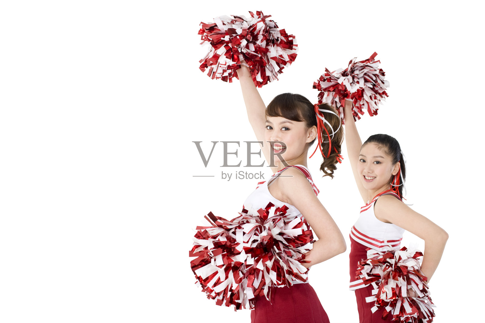 拉拉队员舞动照片摄影图片