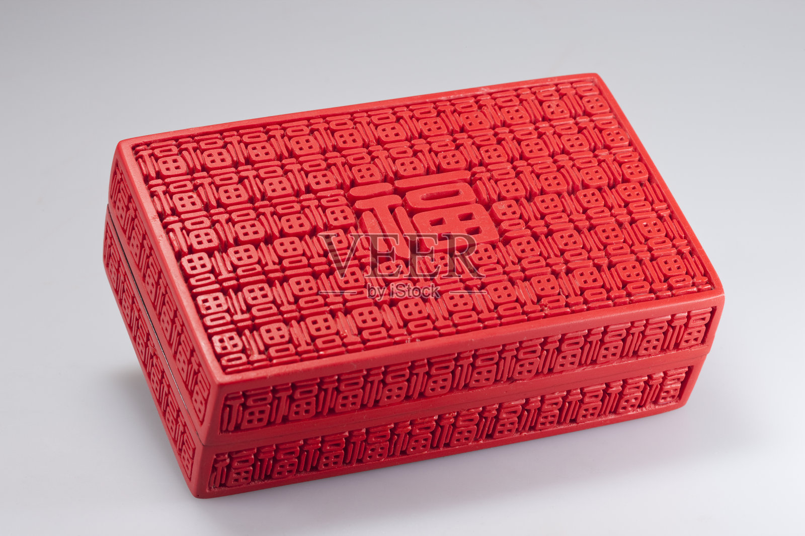 漆雕福寿盒照片摄影图片